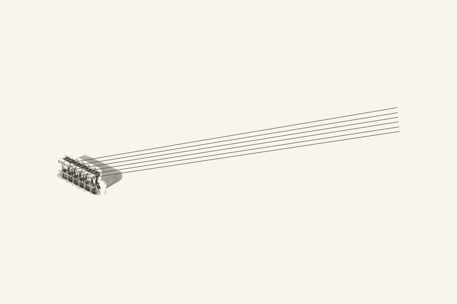 Pure Vintage Stratocaster Tremolo Assembly - Nickel